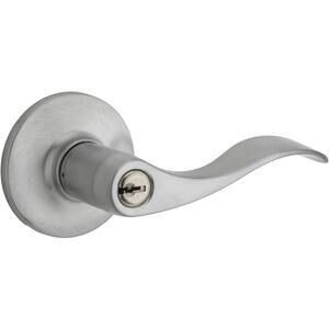 Kwikset Safelock SL5000LY-26D Layton Single Cylinder Keyed Entry Door Lever Set